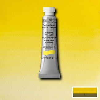 Winsor and Newton Professional Watercolour 5ml S1 Winsor Yellow