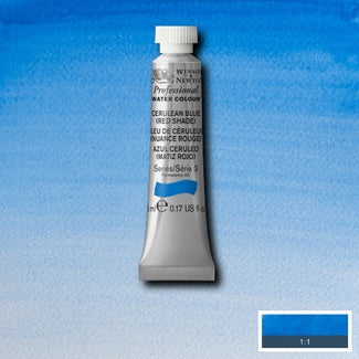 Winsor and Newton Professional Watercolour 5ml S3 Cerulean Blue - Red Shade