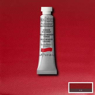 Winsor and Newton Professional Watercolour 5ml S1 Winsor Red Deep