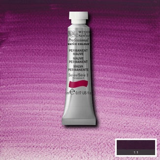 Winsor and Newton Professional Watercolour 5ml S3 Permanent Mauve