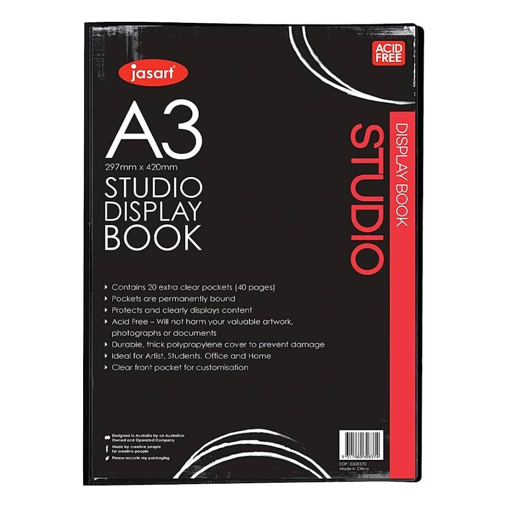 Jasart Studio Display Book 20 Pocket