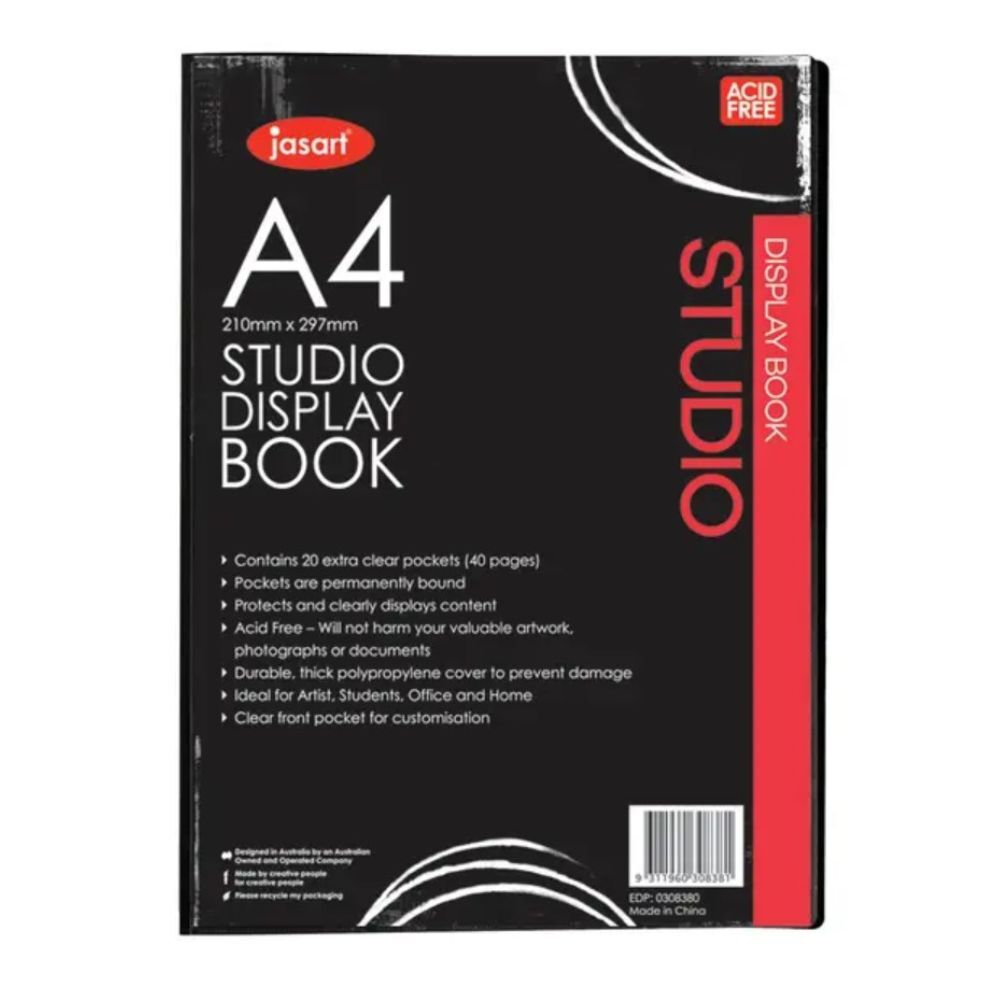 Jasart Studio Display Book 20 Pocket