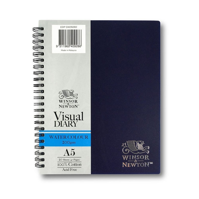 WN Double Wire WaterColour Visual Diary A5 200gsm