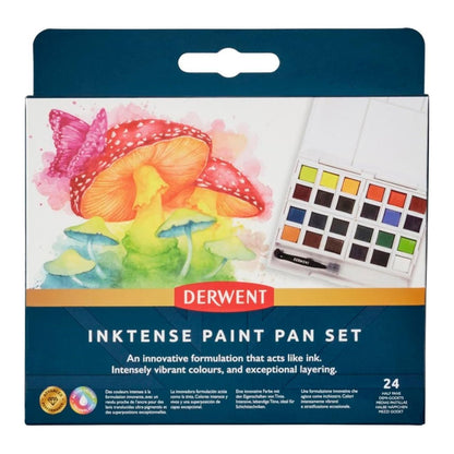 Derwent Inktense 24 Paint Pan Studio Set image 1
