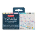 Derwent Paint Pan Set - Pastel Shades x 12