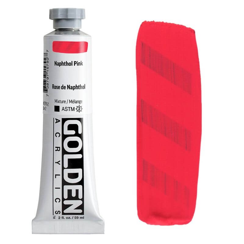 GOLDEN Heavy Body Acrylic 59ml S2 Naphthol Pink