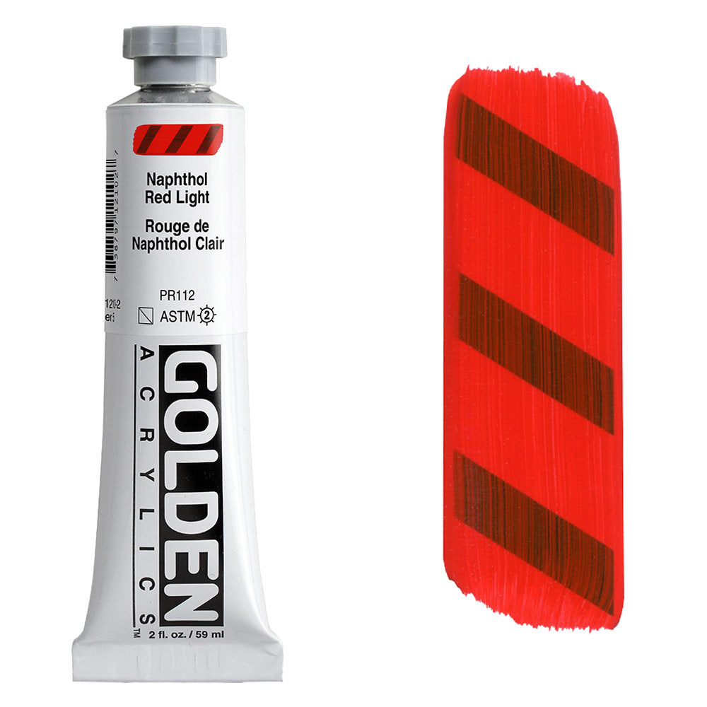 GOLDEN Heavy Body Acrylic 59ml S5 Napthol Red Light