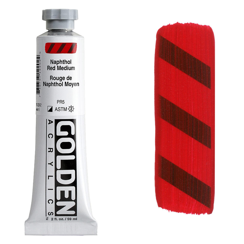 GOLDEN Heavy Body Acrylic 59ml S5 Napthol Red Medium