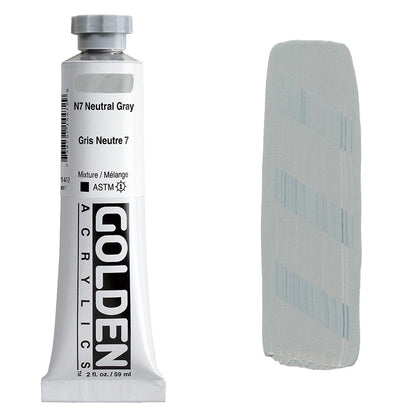 GOLDEN Heavy Body Acrylic 59ml S1 Neutral Grey N7