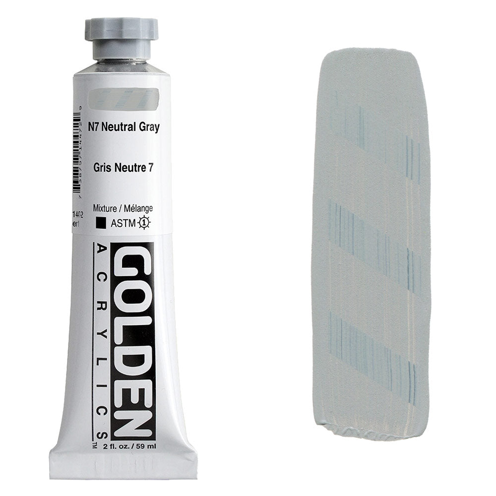 GOLDEN Heavy Body Acrylic 59ml S1 Neutral Grey N7