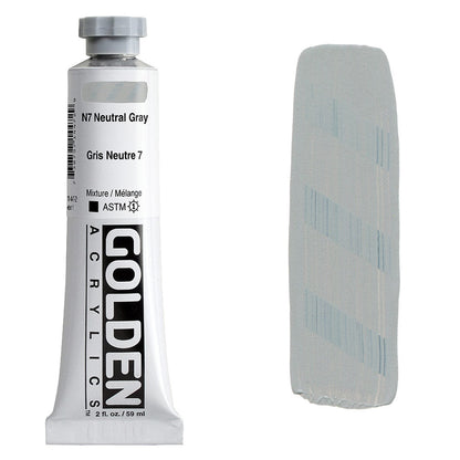 GOLDEN Heavy Body Acrylic 59ml S1 Neutral Grey N7
