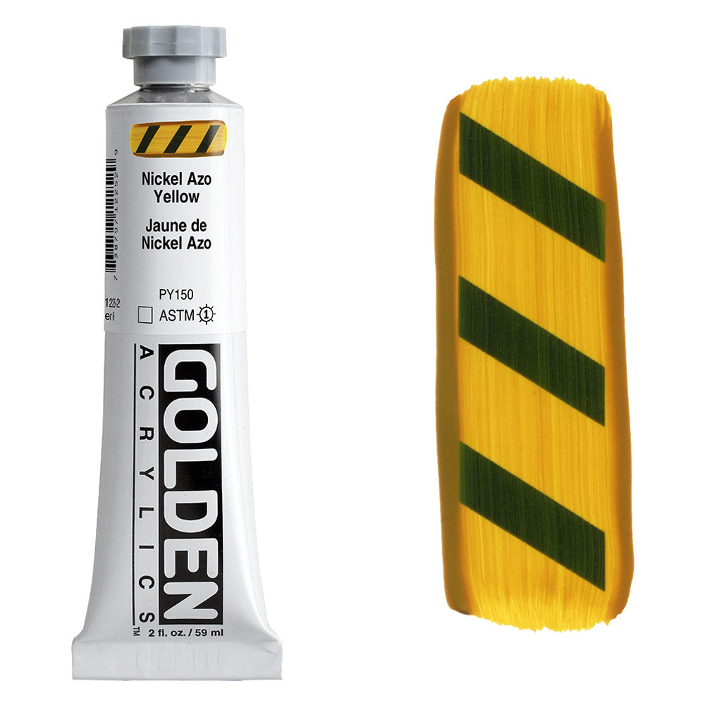 GOLDEN Heavy Body Acrylic 59ml S6 Nickel Azo Yellow