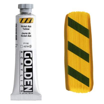 GOLDEN Heavy Body Acrylic 59ml S6 Nickel Azo Yellow