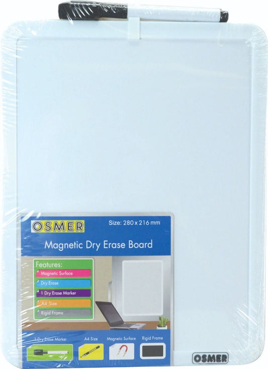 Osmer Magnetic Whiteboard 278 x 216mm Default Title