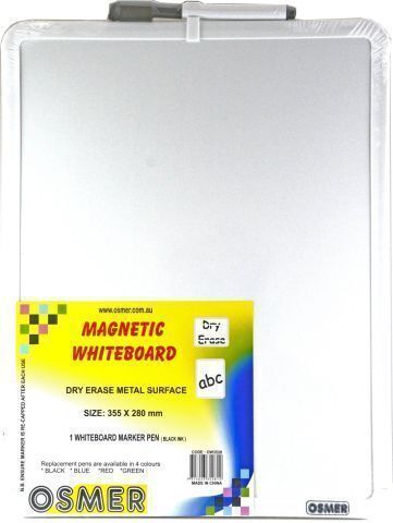 Osmer Magnetic Whiteboard 355 x 280mm Default Title