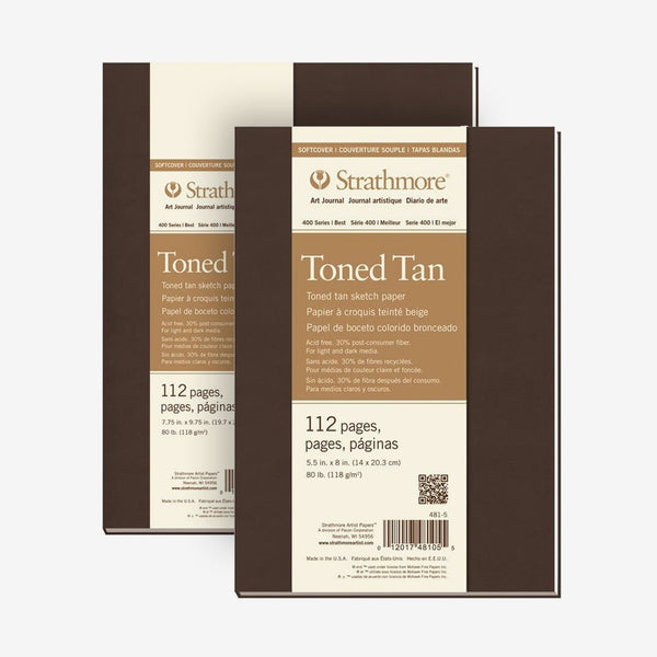 Strathmore 400 Softcover Journal Toned Tan 5.5x8 inch