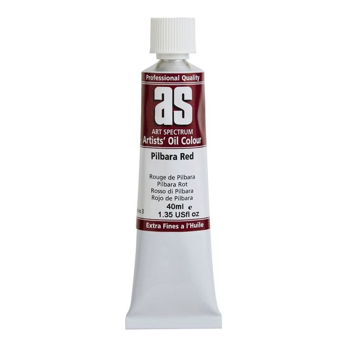 Art Spectrum Artists Oil Paint 40ml S3 PILBARA RED