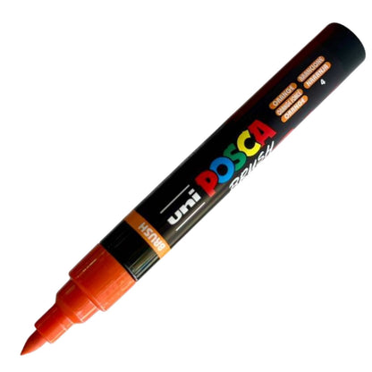 POSCA 5BR BRUSH TIP Paint Marker 1.0 to 4.0mm