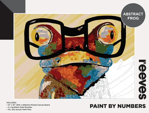 Reeves Paint By Numbers 12x16 inch - Abstract Frog Default Title