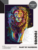 Reeves Paint By Numbers 12x16 inch - Abstract Lion
