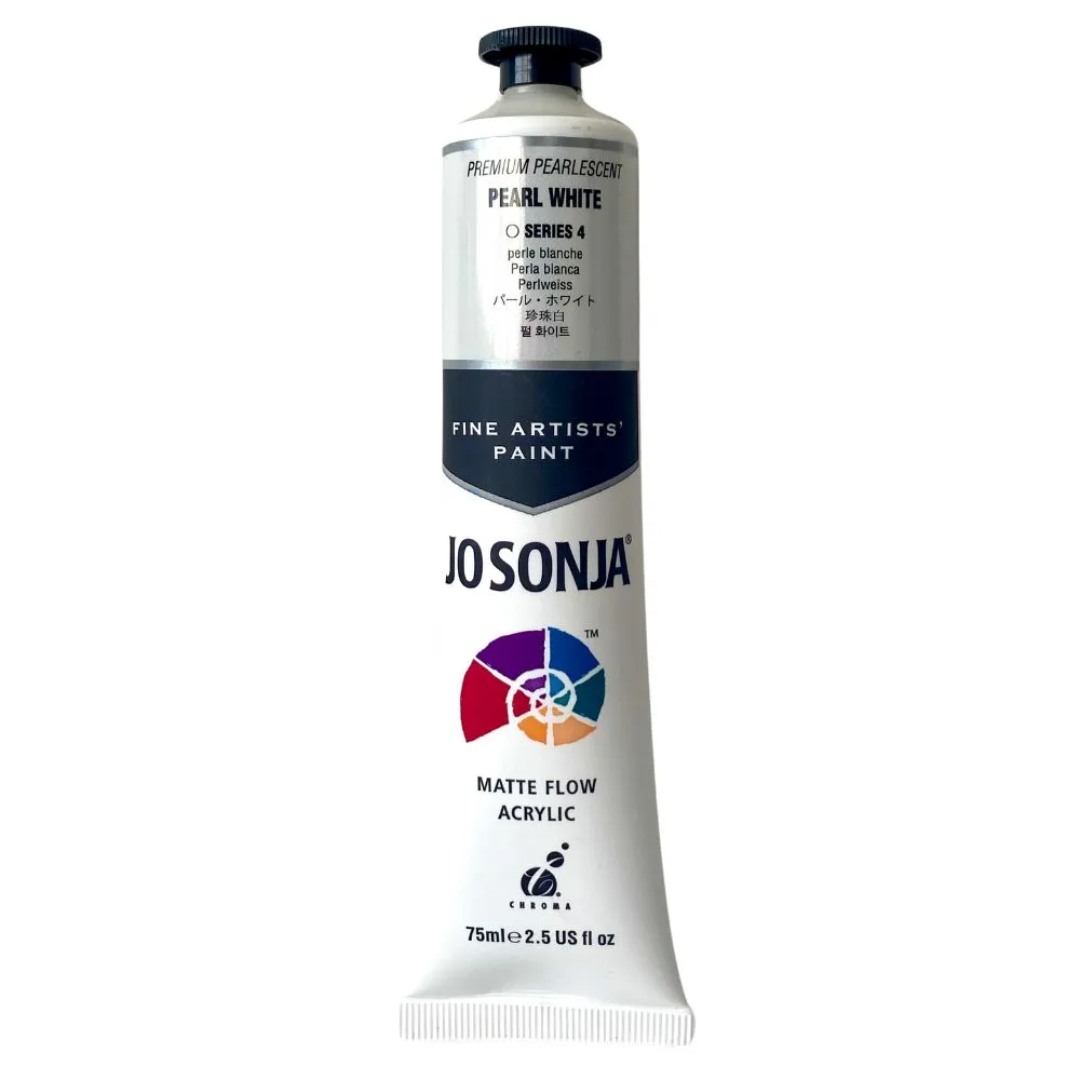 Jo Sonja Artists Pearlescent Acrylic 75ml S4 Pearlescent Pearl White