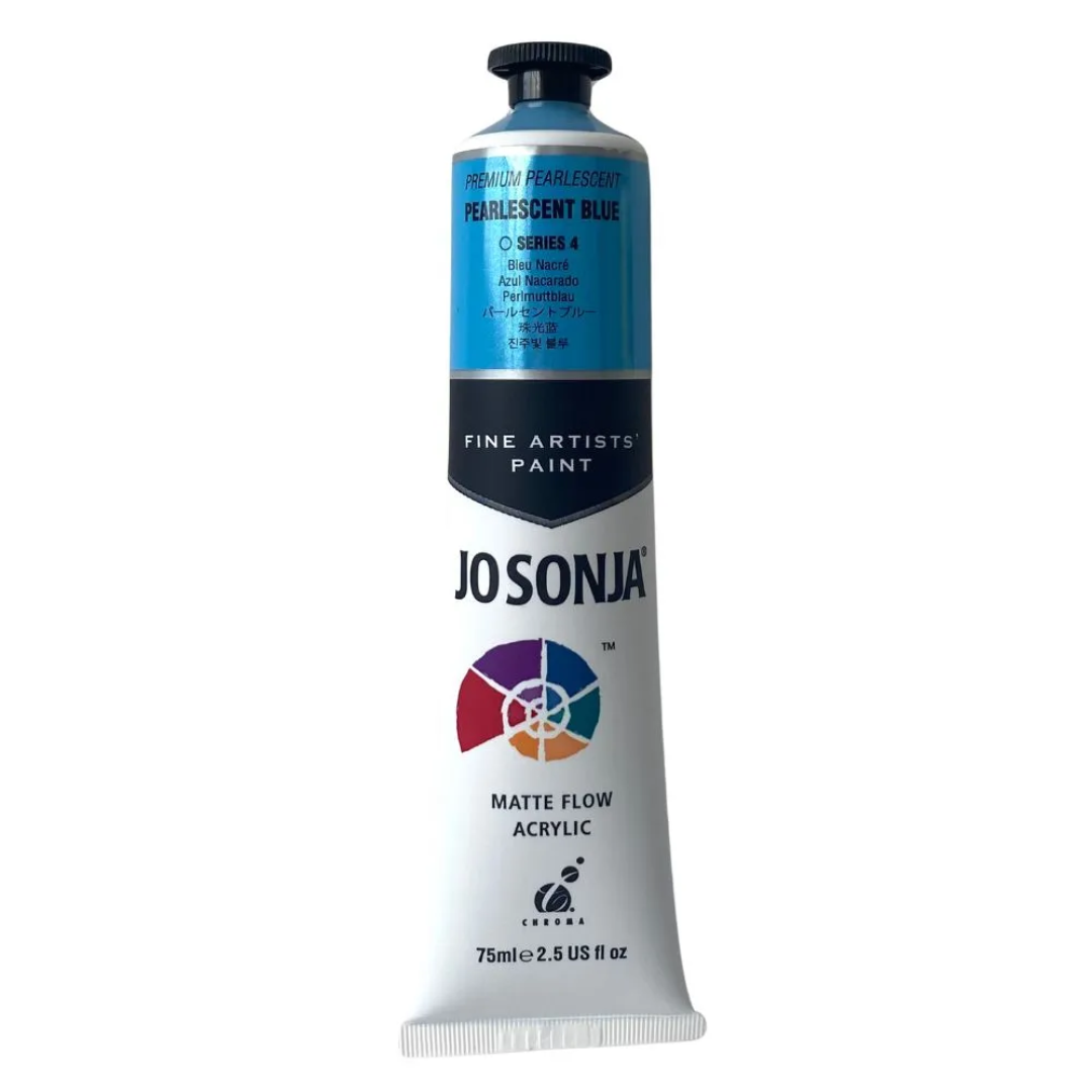 Jo Sonja Artists Pearlescent Acrylic 75ml S4 Pearlescent Blue