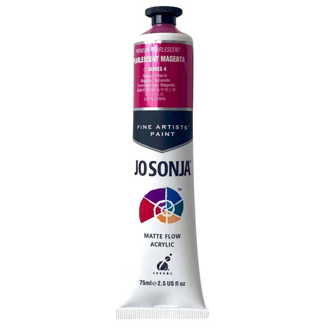 Jo Sonja Artists Pearlescent Acrylic 75ml S4 Pearlescent Magenta