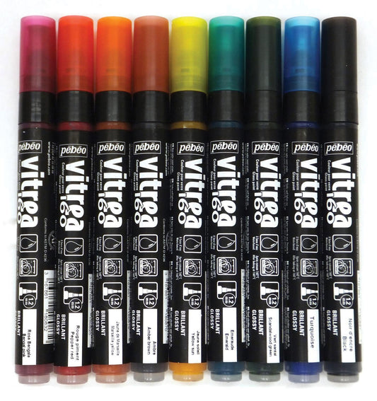 Pebeo Vitrea 160 Glass Marker 1.2mm - Gloss