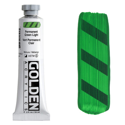 GOLDEN Heavy Body Acrylic 59ml S4 Permanent Green Light