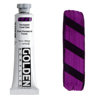 GOLDEN Heavy Body Acrylic 59ml S7 Permanent Violet Dark