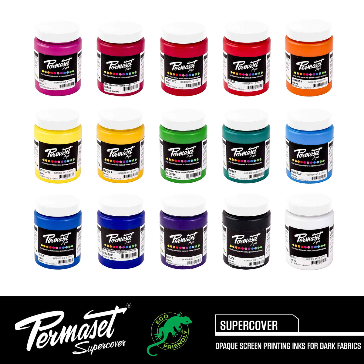 Red Polyeste Ink Union Permaset Aqua Ink Permaset Aqua Supercover Screen Printing Ink - Mid ...