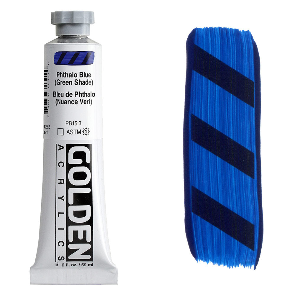 GOLDEN Heavy Body Acrylic 59ml S4 Phthalo Blue GS