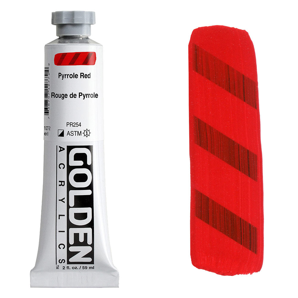 GOLDEN Heavy Body Acrylic 59ml S8 Pyrrole Red