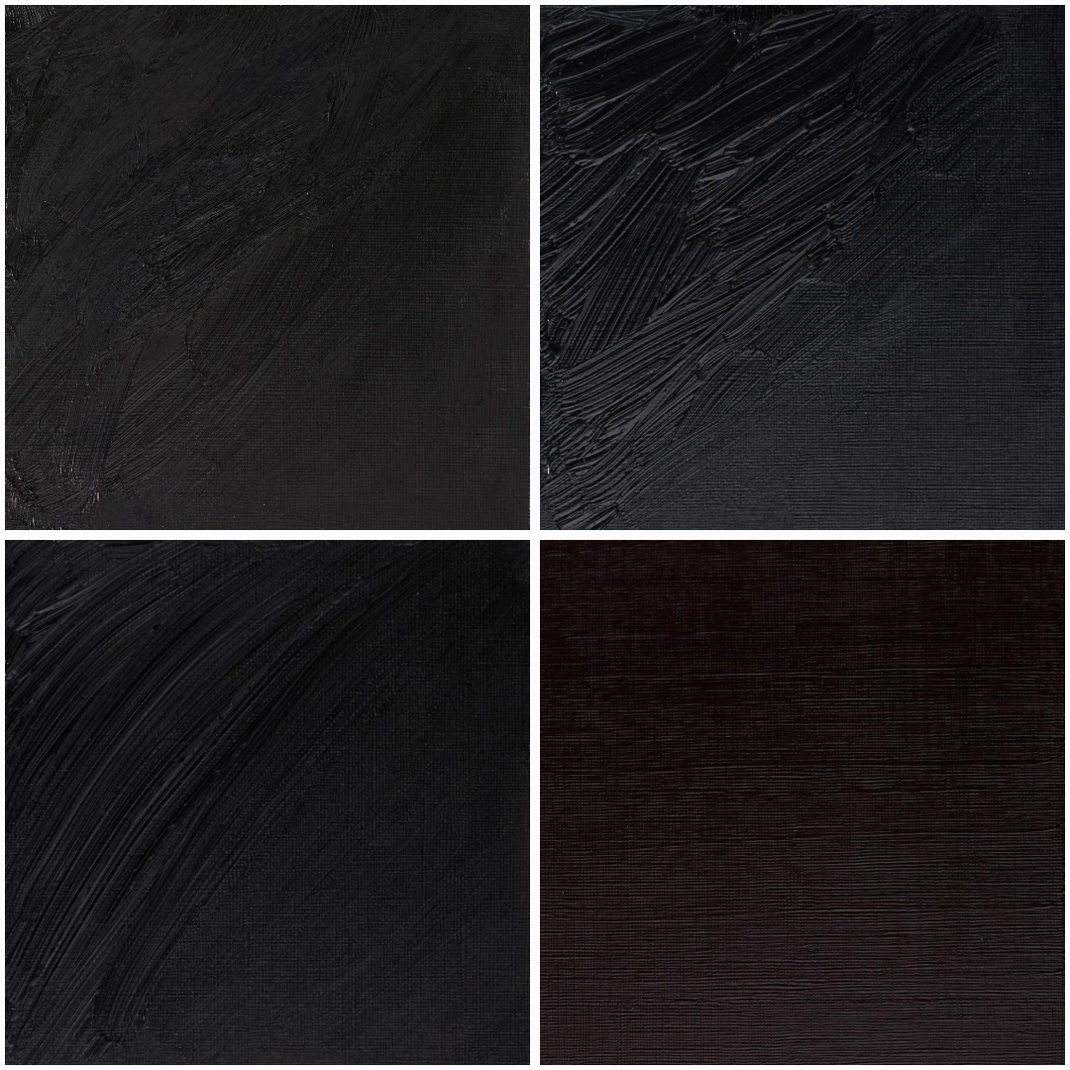 Black Pigments Compared: Mars, Lamp, Ivory & Perylene Black Explained ...