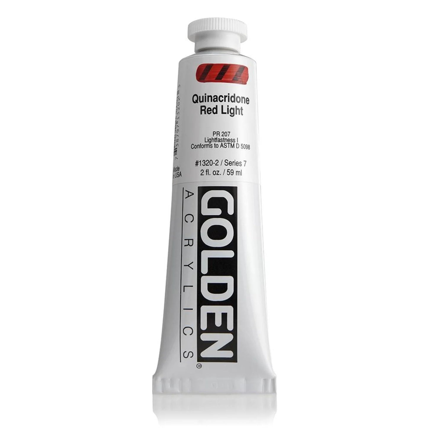 GOLDEN Heavy Body Acrylic 59ml S7 Quin Red Light