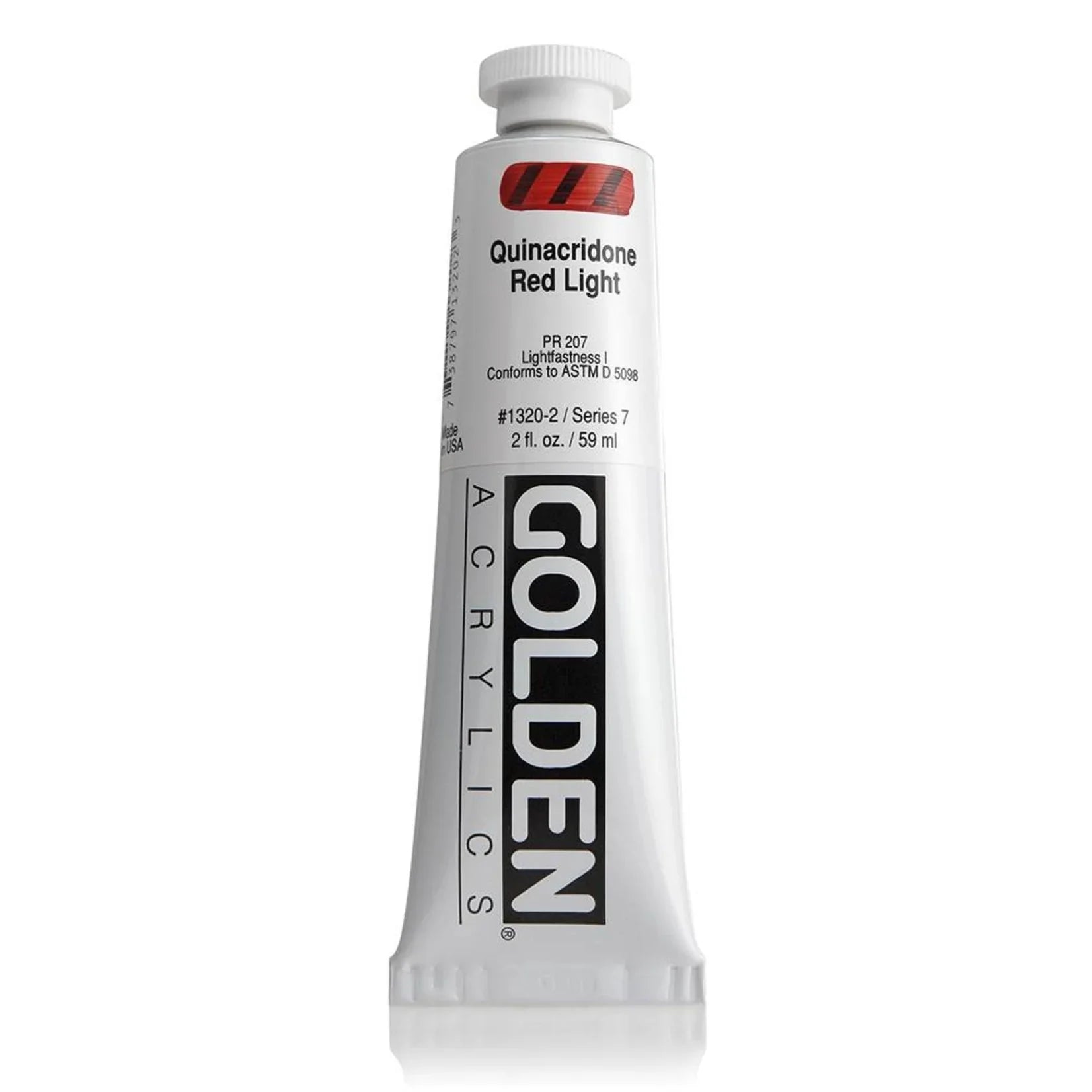 GOLDEN Heavy Body Acrylic 59ml S7 Quin Red Light