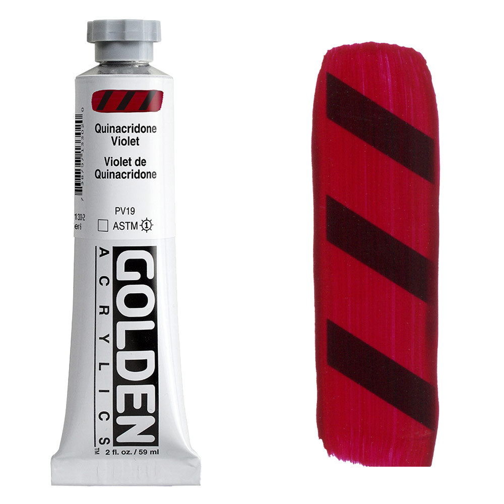 GOLDEN Heavy Body Acrylic 59ml S6 Quinacridone Violet