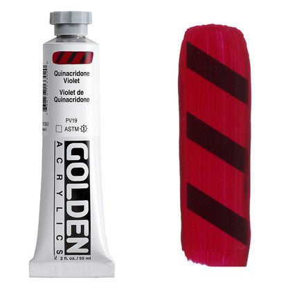 GOLDEN Heavy Body Acrylic 59ml S6 Quinacridone Violet