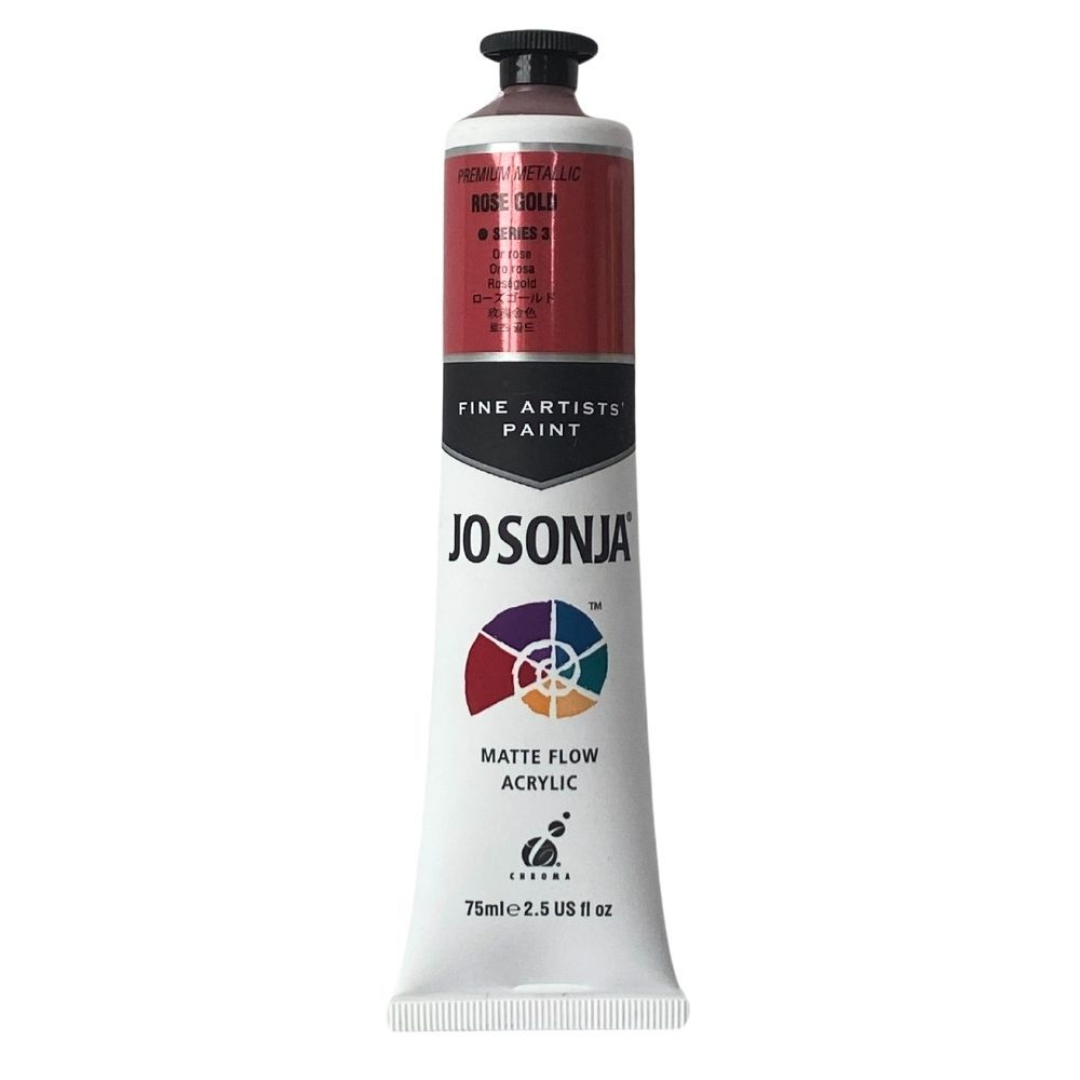 Jo Sonja Artists Metallic Acrylic 75ml S3 Rose Gold