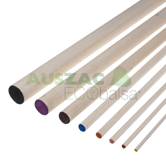 Auszac Balsa ROUND 915mm Length