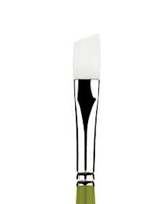 SNAP Brush 9800 Long Handle White Taklon Angle Bright Size 10 Default Title