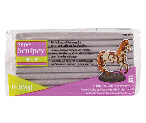 SUPER SCULPEY Medium Blend 454gm Grey Default Title