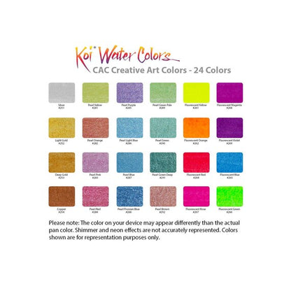 Sakura KOI Creative Art Colours Set 24 Assorted Affordable