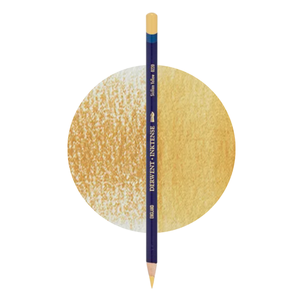 Derwent Inktense Pencil Sicilian Yellow 0220