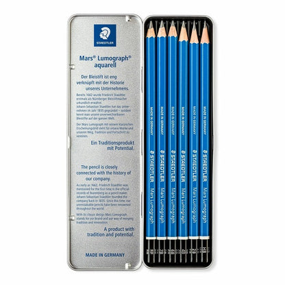 Staedtler Pencil Mars Lumograph Tin of 6 Default Title