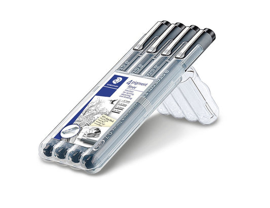 Staedtler Pigment Liner Wallet of 4 Default Title