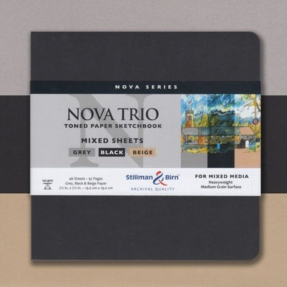 Stillman and Birn NOVA Trio Sketchbook Softcover Square image 1