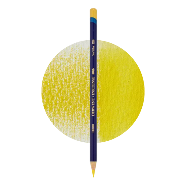 Derwent Inktense Pencil Sun Yellow 0200