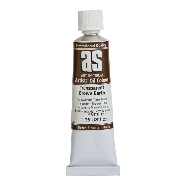Art Spectrum Artists Oil Paint 40ml S1 TRANSPARENT BROWN EARTH