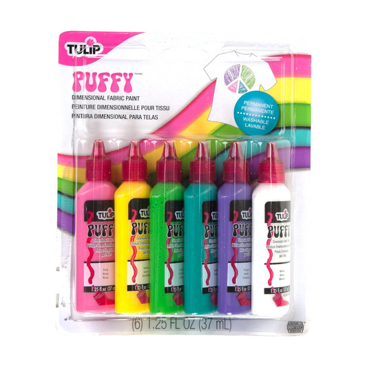 Tulip Dimensional Fabric Puffy Paint 37ml 6pk Default Title